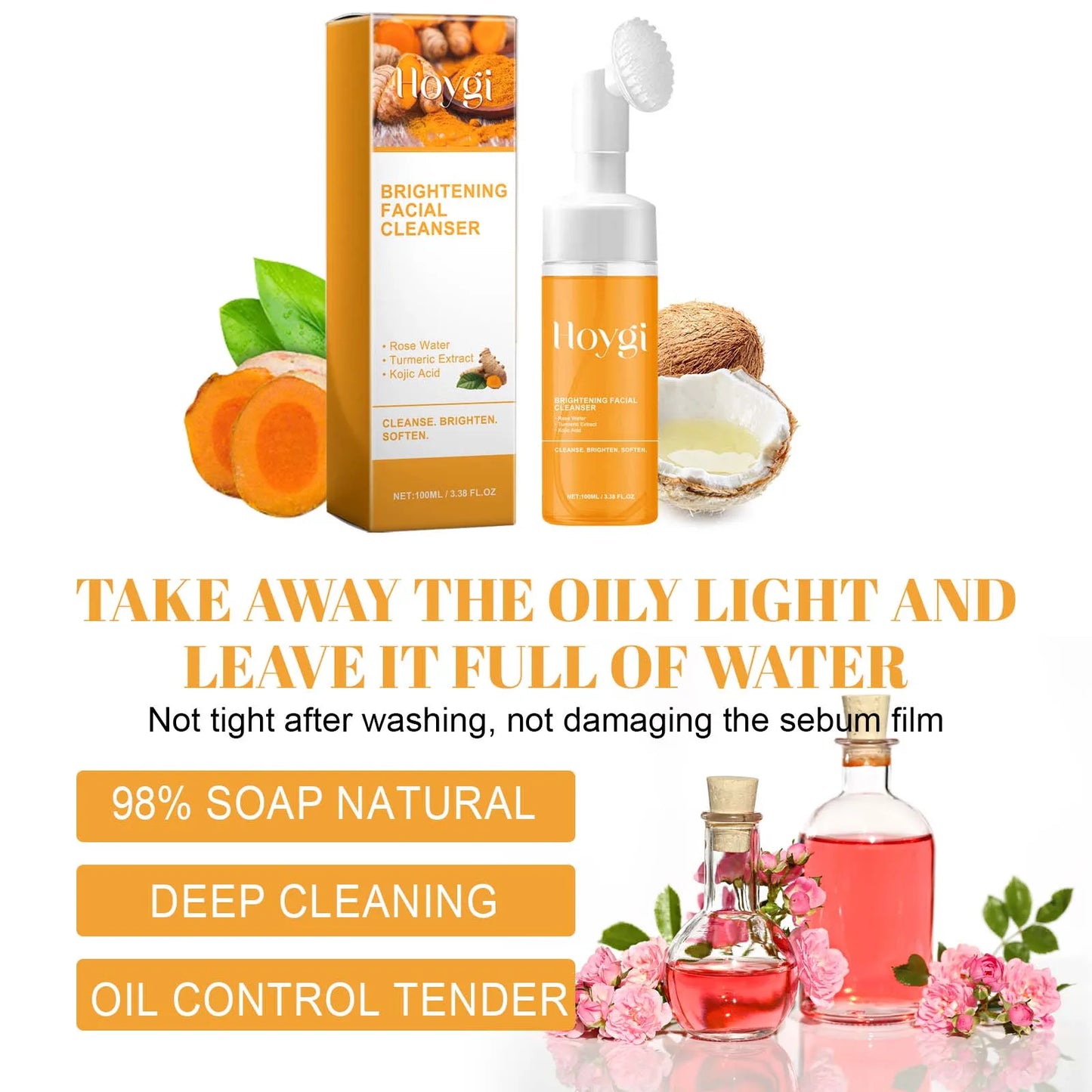 Turmeric Cleanser Deeply Cleansing Kojic Acid Blackhead Remover