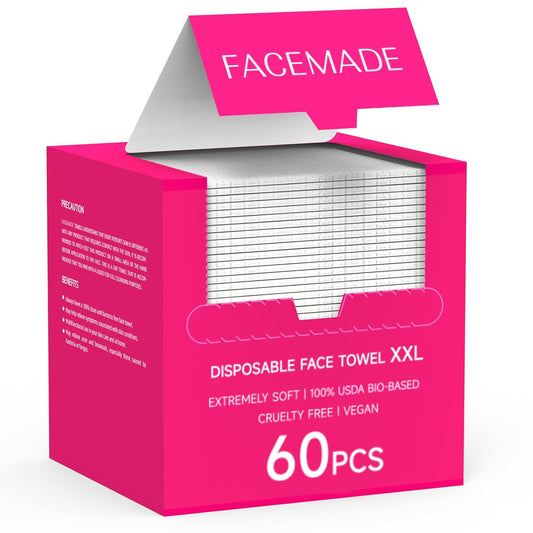 60 Count XXL Disposable Face Towels