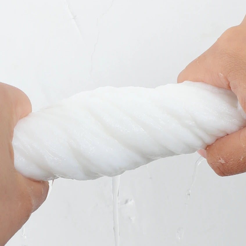100 PCS Disposable Face Towels – Thick Cotton Facial Cleansing Towelettes
